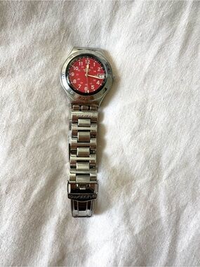 Swatch Men’s Watch YSG54086 1993. Happy Joe red